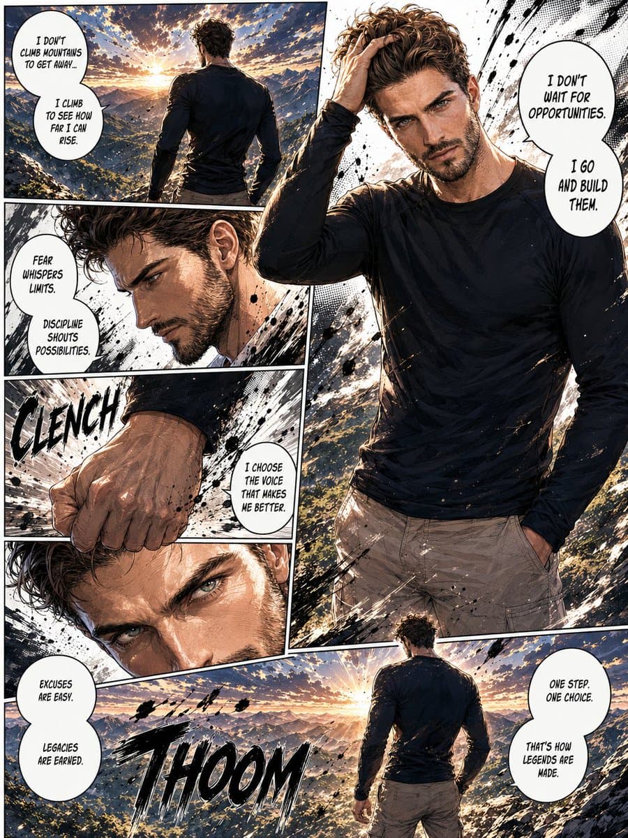 Full Page Manga Illustration preview image 2