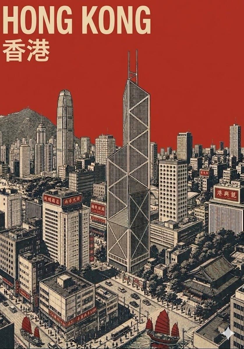 Mid-Century Travel Poster preview image 3