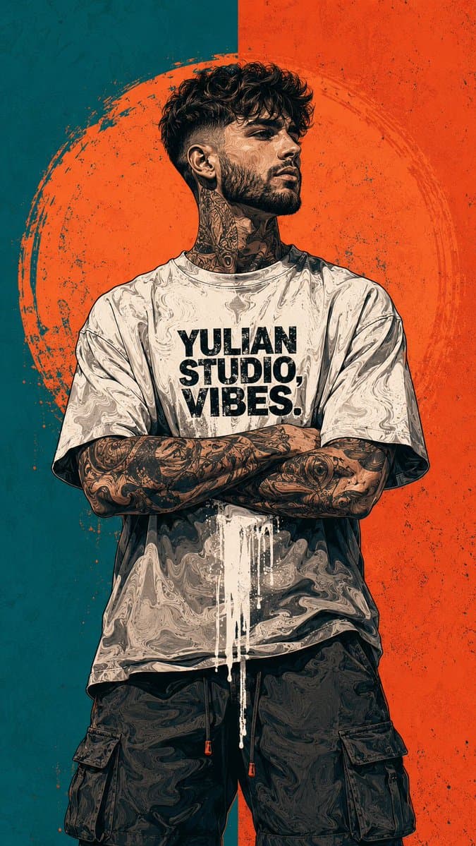 Urban Street Art Vector Illustration preview image 1