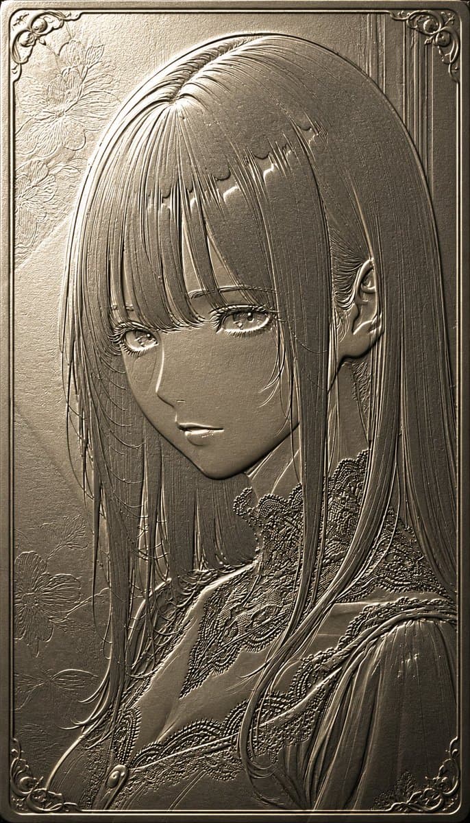 Embossed Luxury Card Relief Prompt preview image 2