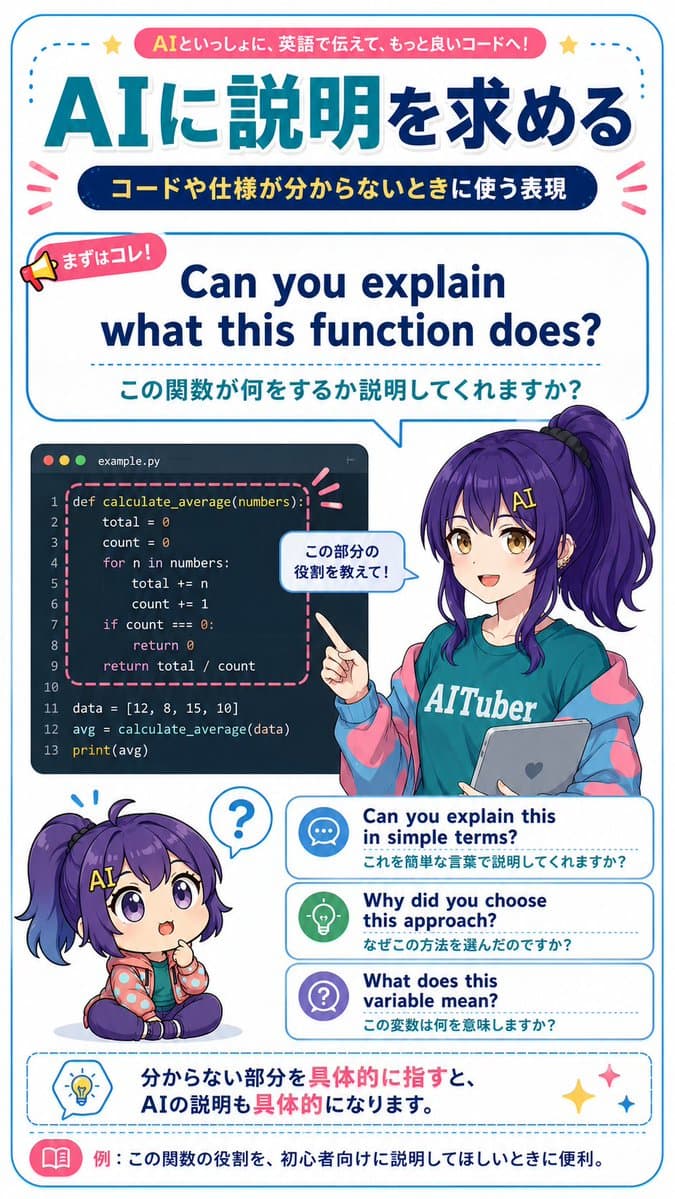 AI Code Explanation English Poster preview image 1