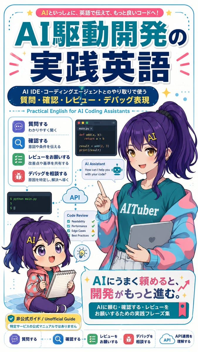AI Coding English Learning Poster preview image 1