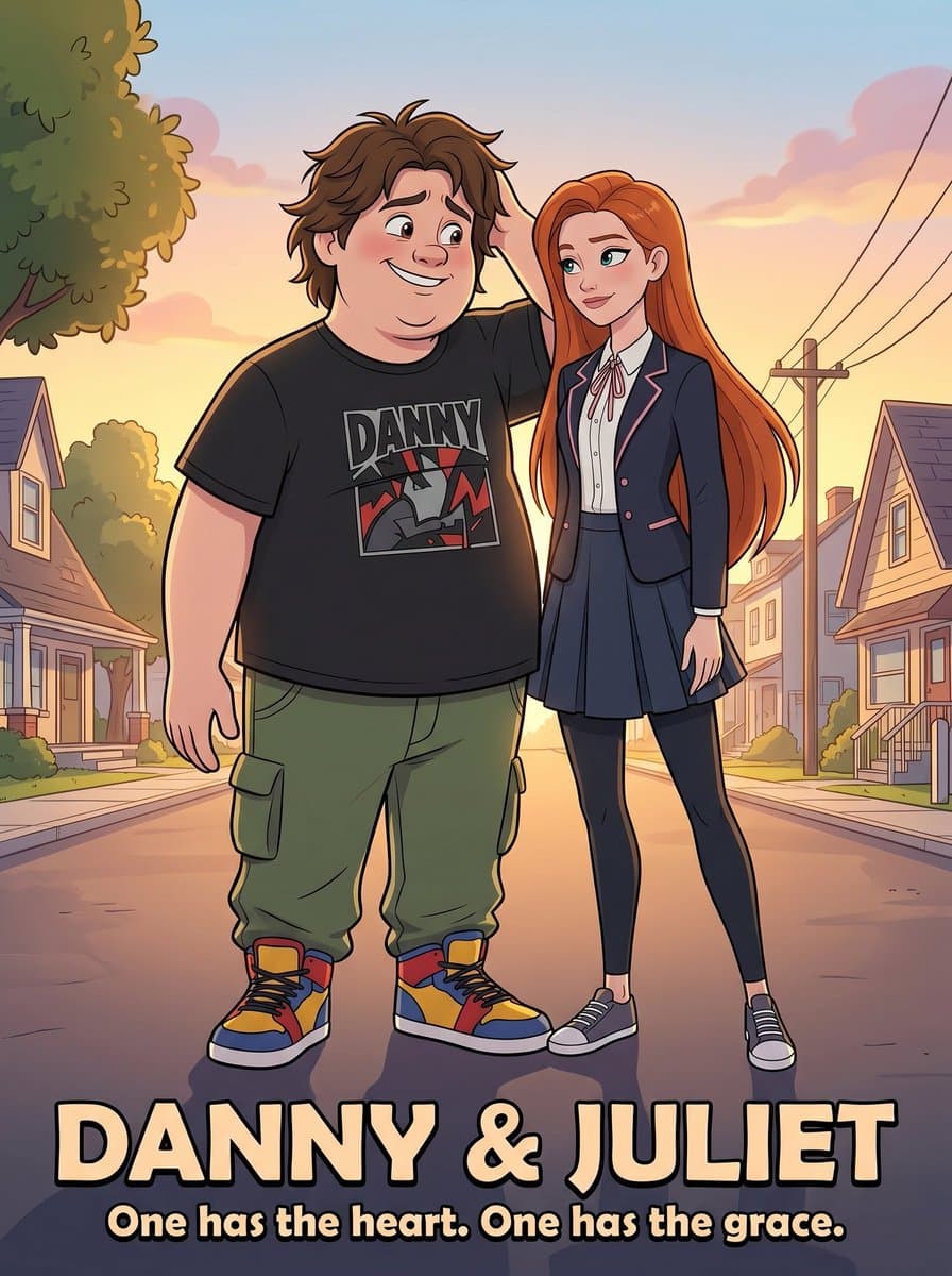 Anime Duo School Poster preview image 2