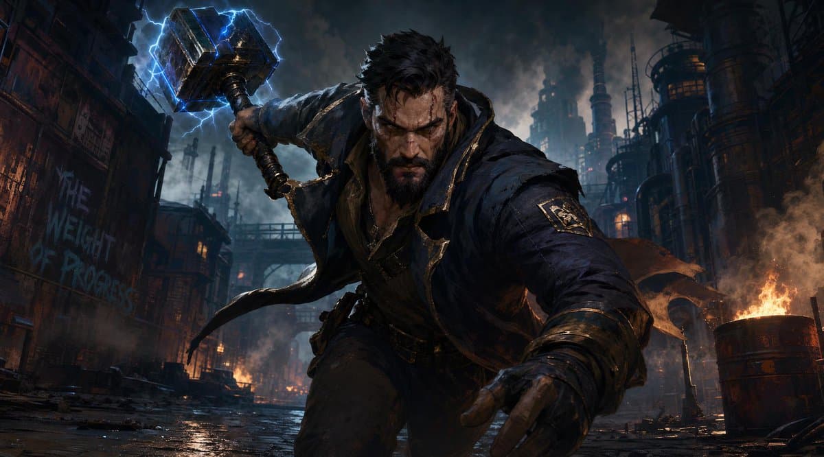 Prompt:
Create a cinematic stylized character ill preview image 4