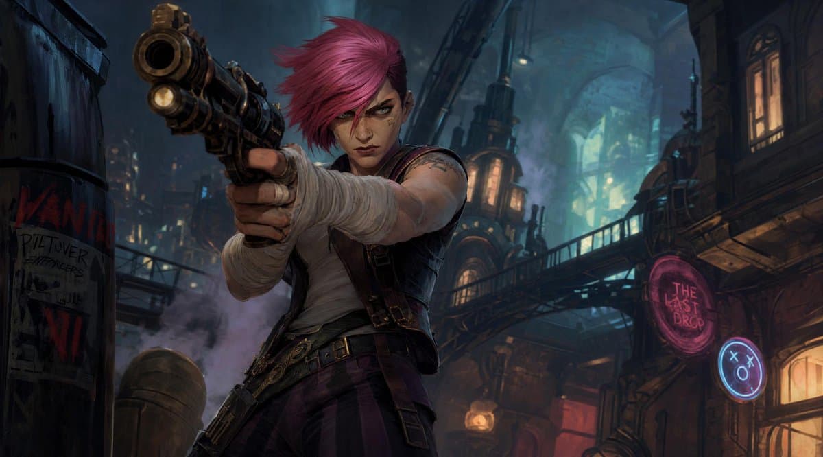 Punk Gunslinger in Steampunk Undercity preview image 1