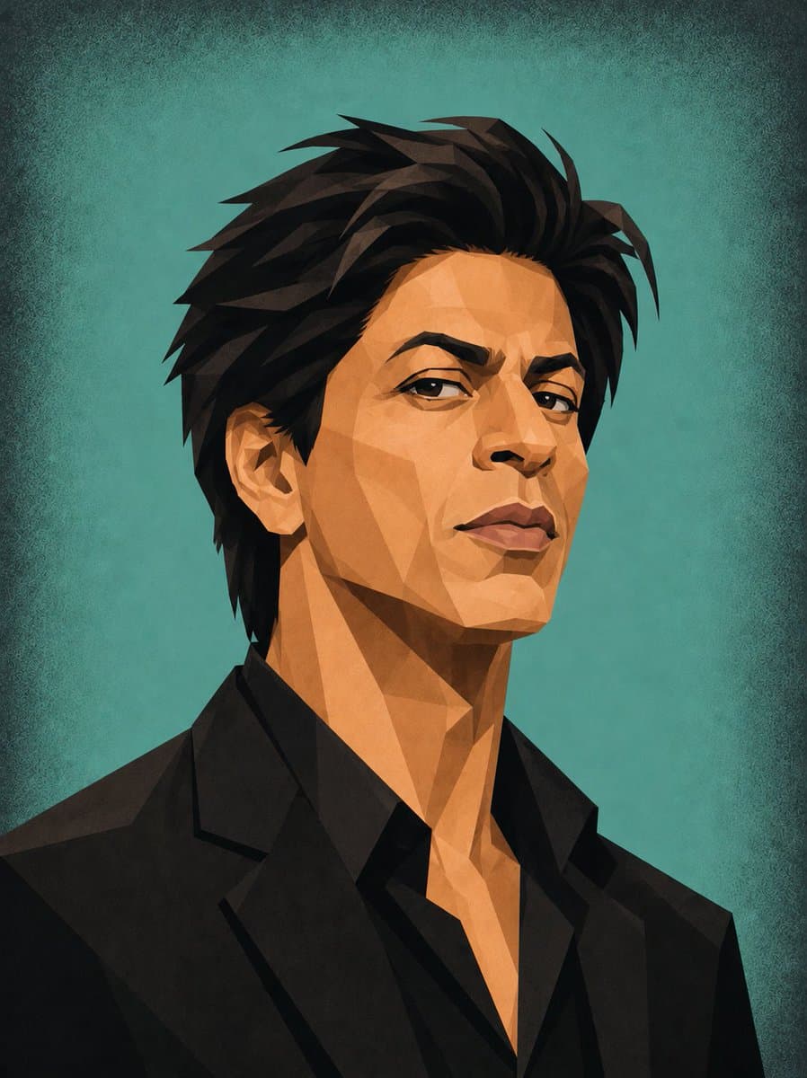Low-Poly Geometric Celebrity Caricatures preview image 2