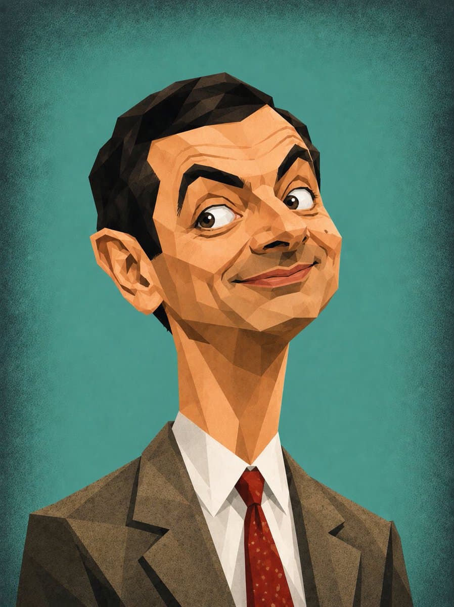 Low-Poly Geometric Celebrity Caricatures preview image 4