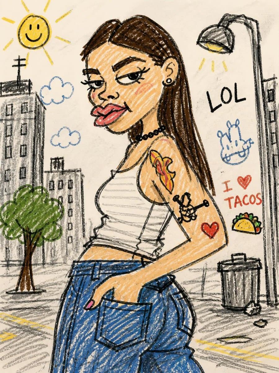 Funny Ugly Doodle Sketch preview image 1