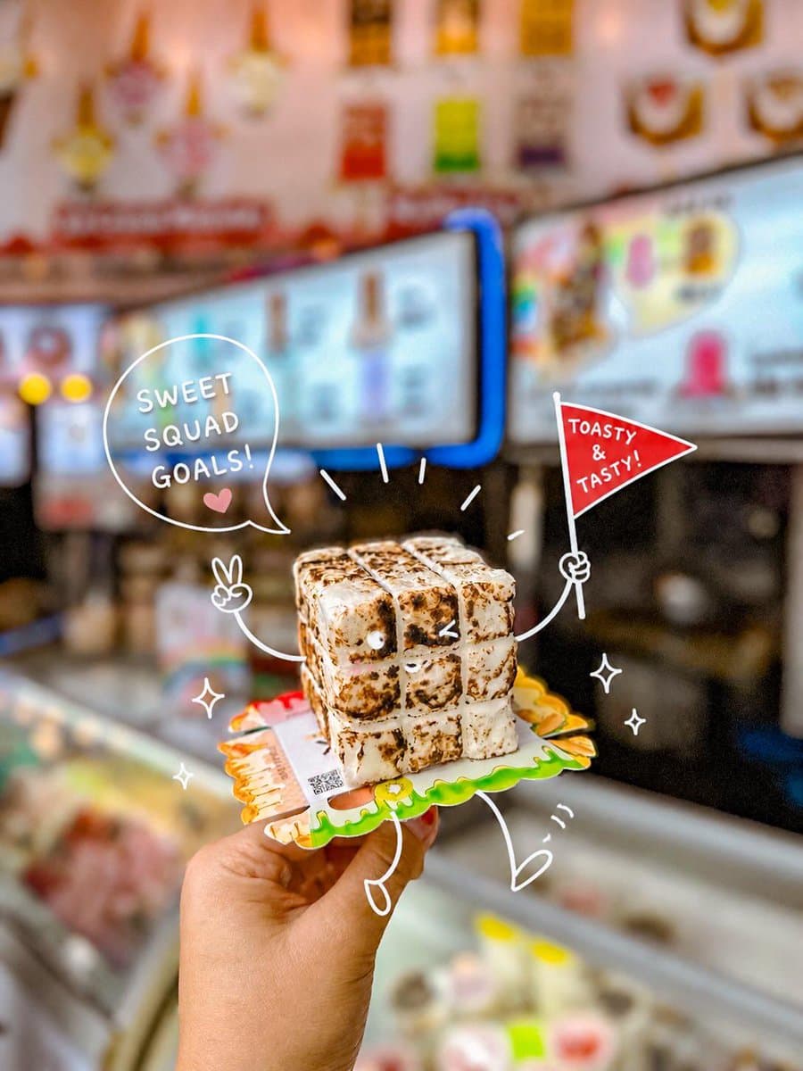 Kawaii Dessert Food Photography with Doodles preview image 3