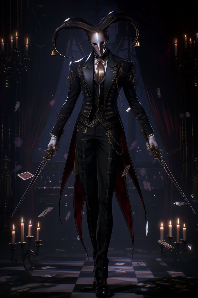 Gothic Jester Duelist preview image 1