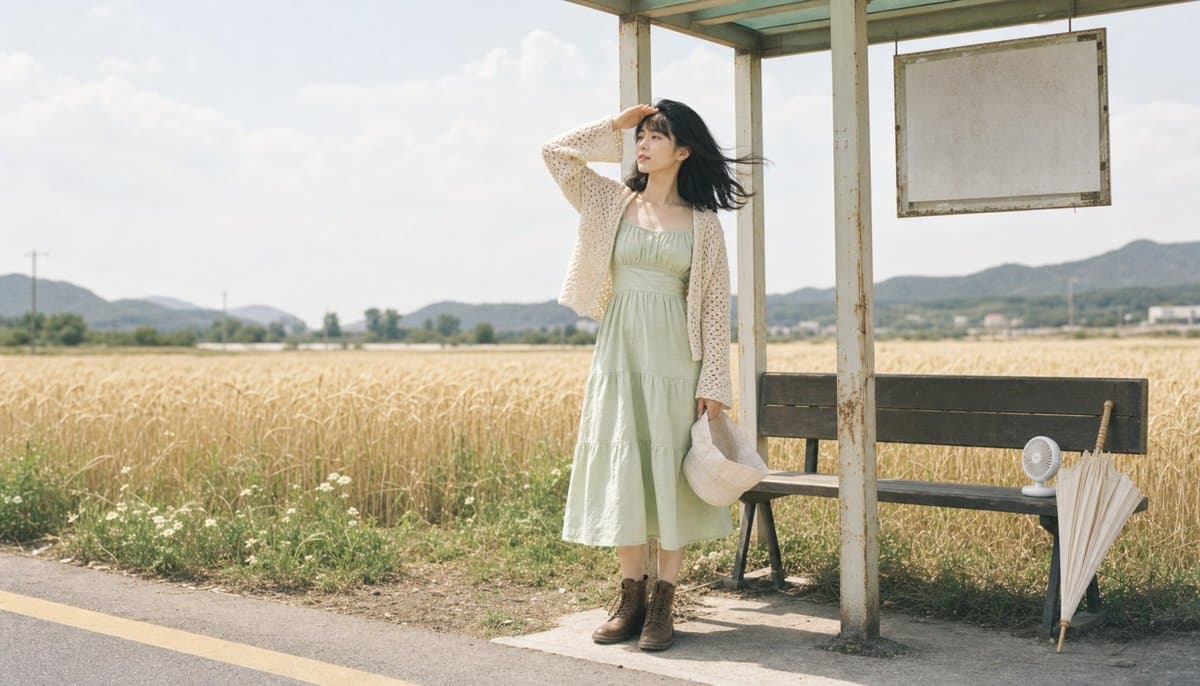 Fictional Korean Idol Summer Portrait preview image 1