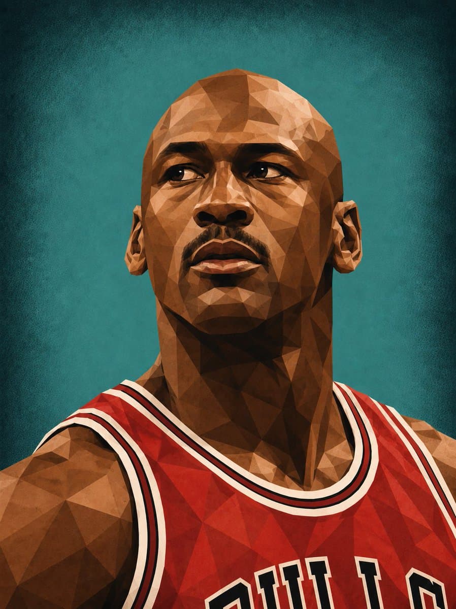 Low-Poly Geometric Celebrity Portraits preview image 2