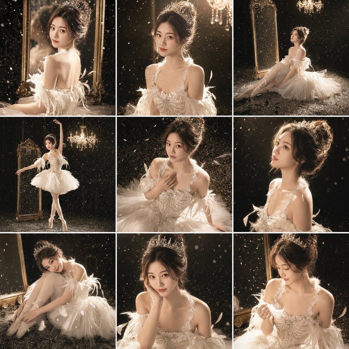 Luxury Studio Ballet Portrait Grid preview image 1