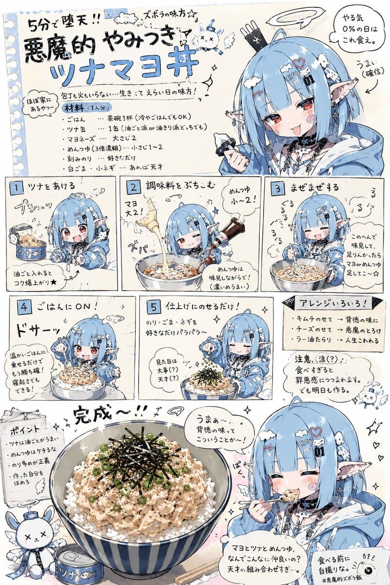 Manga Recipe Illustration Generator preview image 1