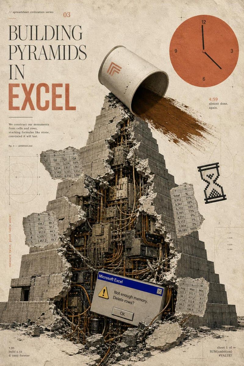 Building Pyramids in Excel Poster preview image 1