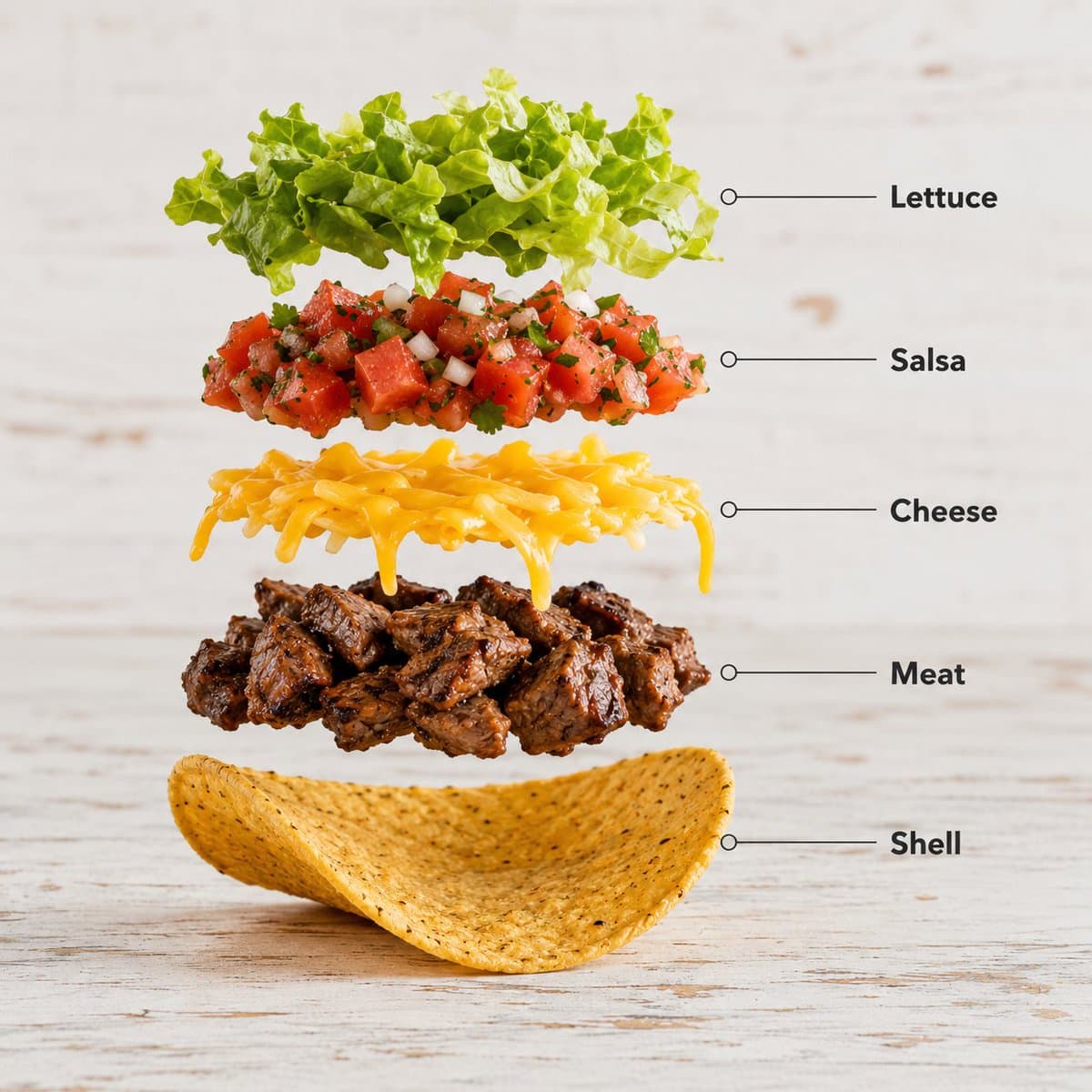 Exploded Food Infographic Composition preview image 1