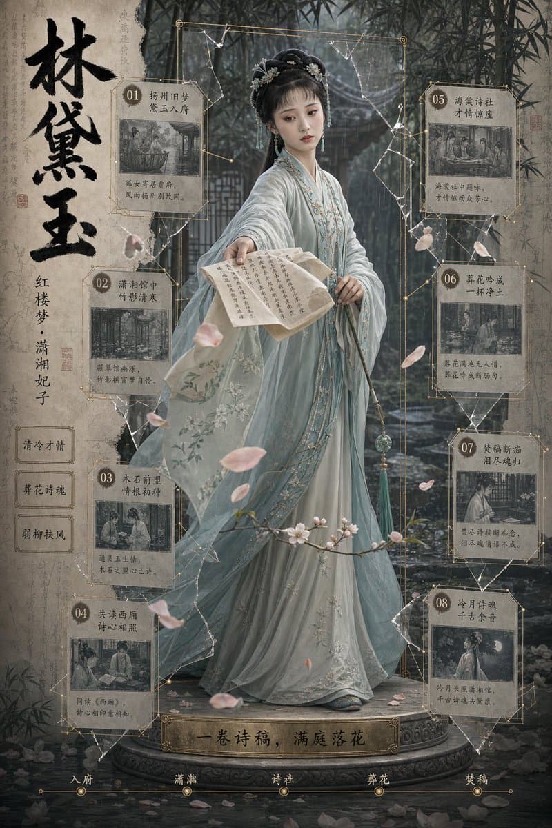 Lin Daiyu Period Drama Poster preview image 1