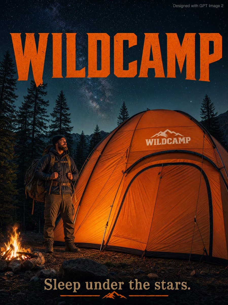Rugged Adventure Outdoor Ad Poster preview image 1