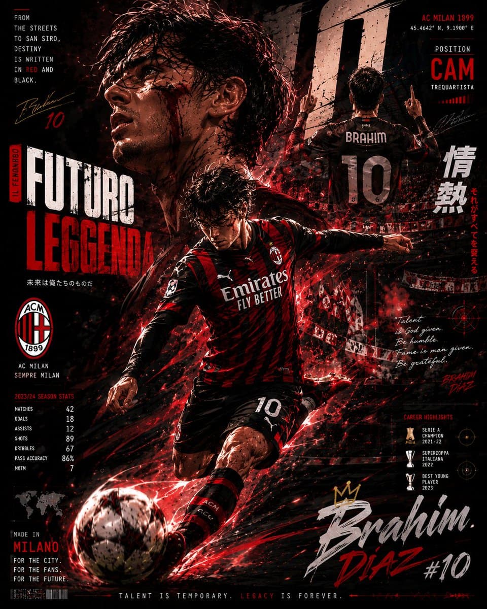 Anime Football Champion Collector Poster preview image 3