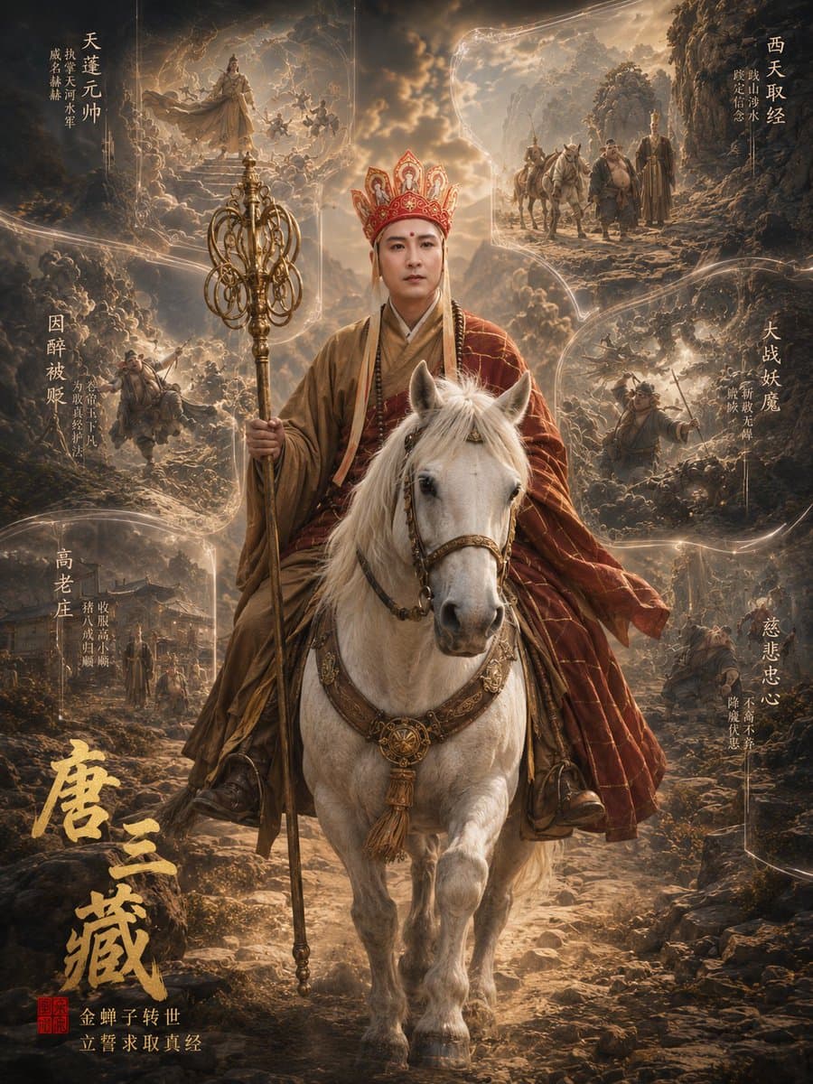 Tang Sanzang Mythic Character Poster preview image 1