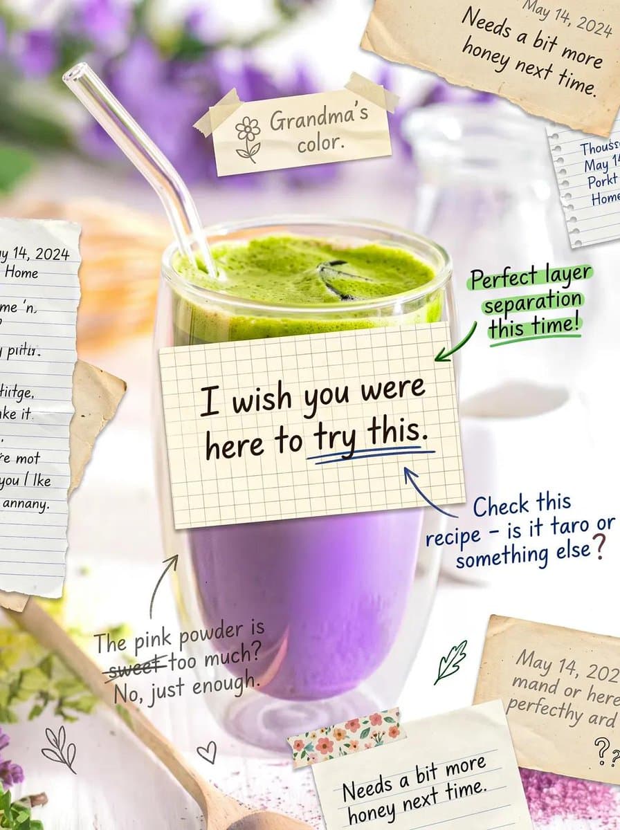 Kawaii Cafe Food Scrapbook Poster preview image 3