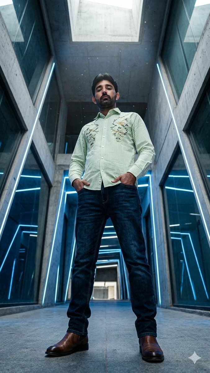Low-Angle Futuristic Fashion Editorial preview image 1