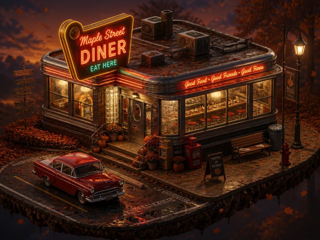 Isometric 3D World Render preview image 3