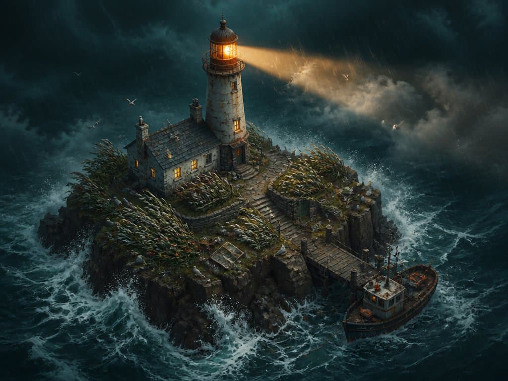Isometric 3D World Render preview image 4