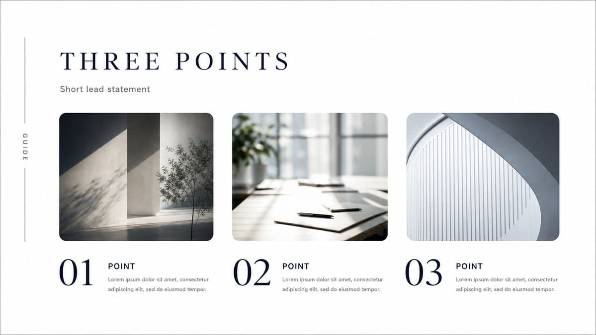 Minimal Luxury Brand Concept Slide preview image 2