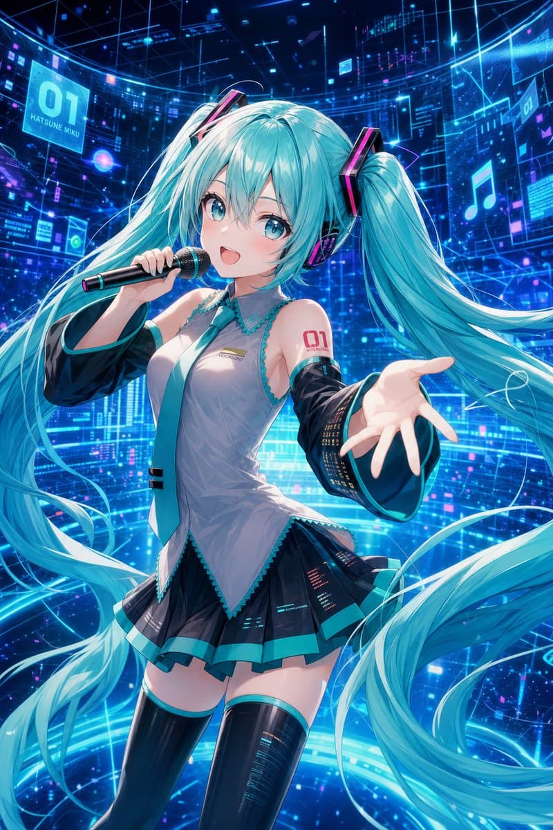 Cyber Vocaloid Concert Idol preview image 1