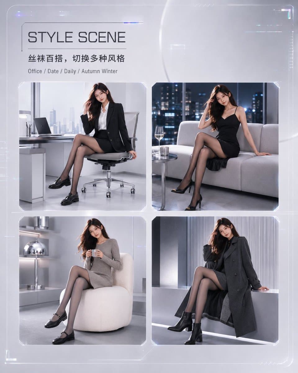 Futuristic Stockings Product Overview preview image 3
