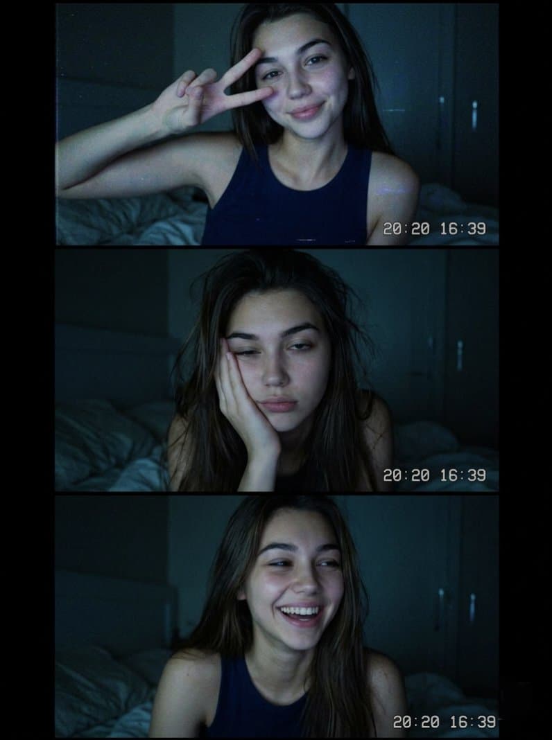 Vintage Webcam Photo Collage preview image 1