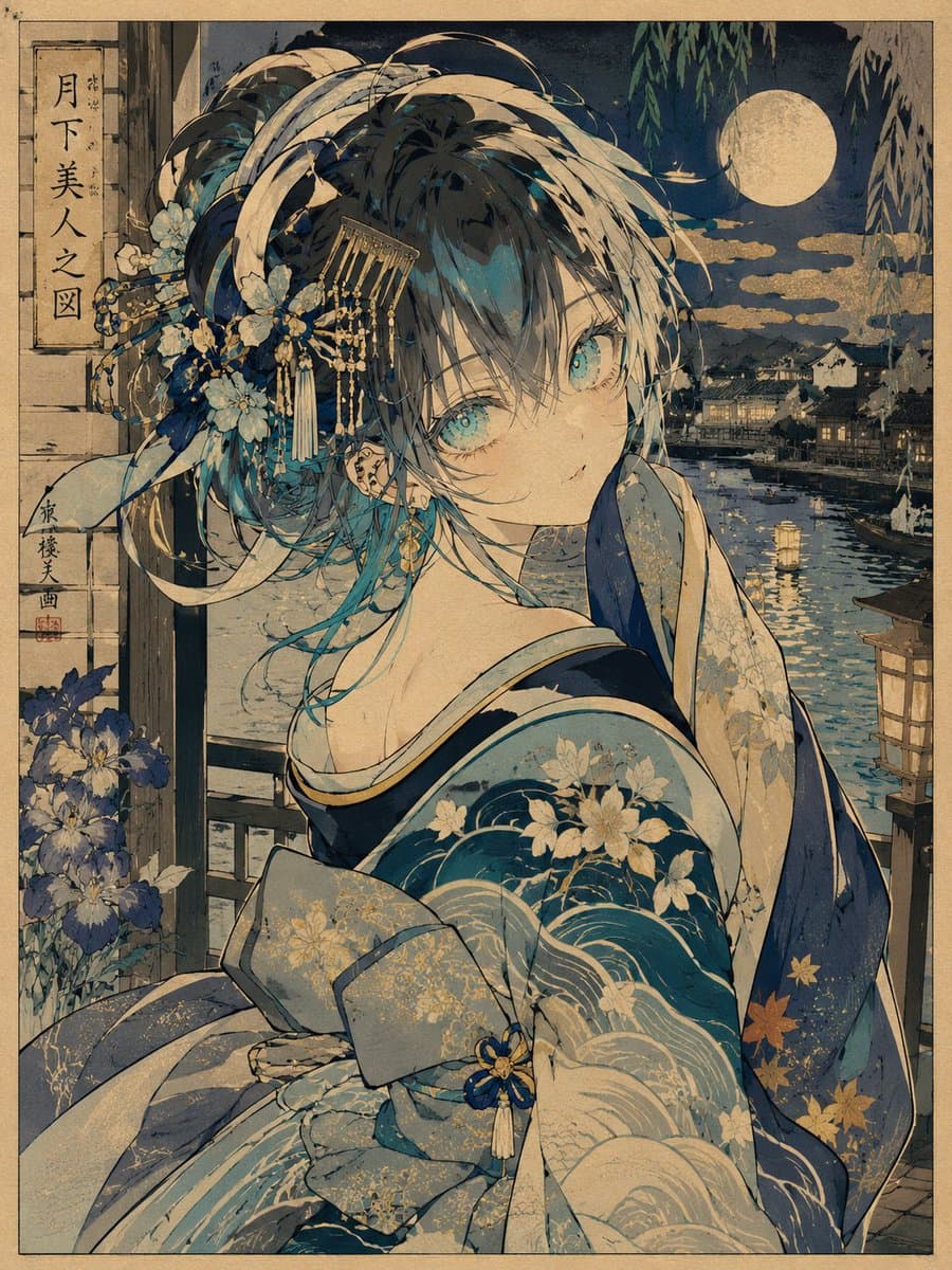 Ukiyo-e Character Transformation preview image 1