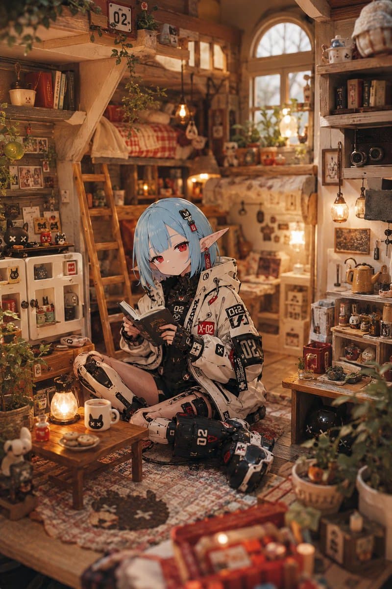 Miniature Diorama Character Living Space preview image 2