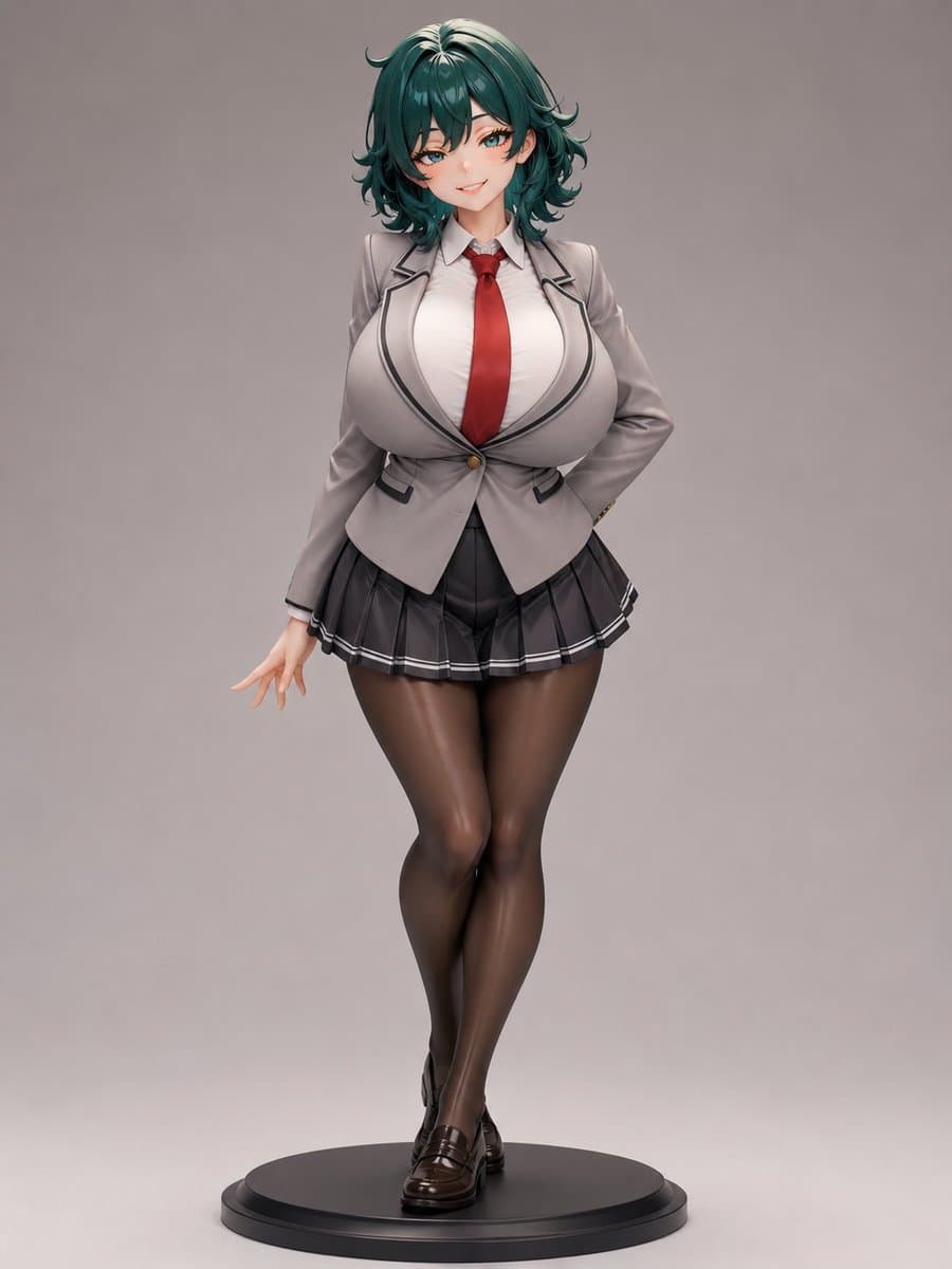 Anime School Uniform Figurine preview image 1
