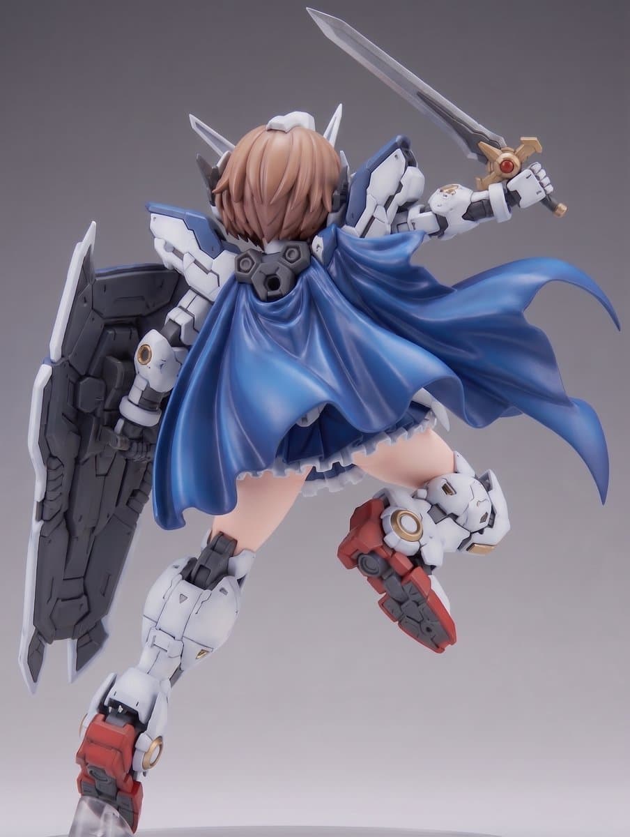 Mecha Girl Figure Product Render preview image 2