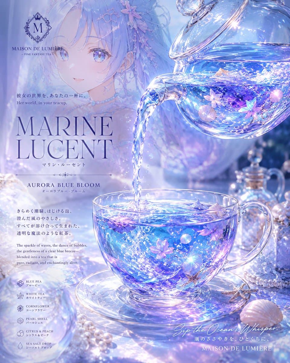 Marine Lucent Fantasy Tea Poster preview image 1