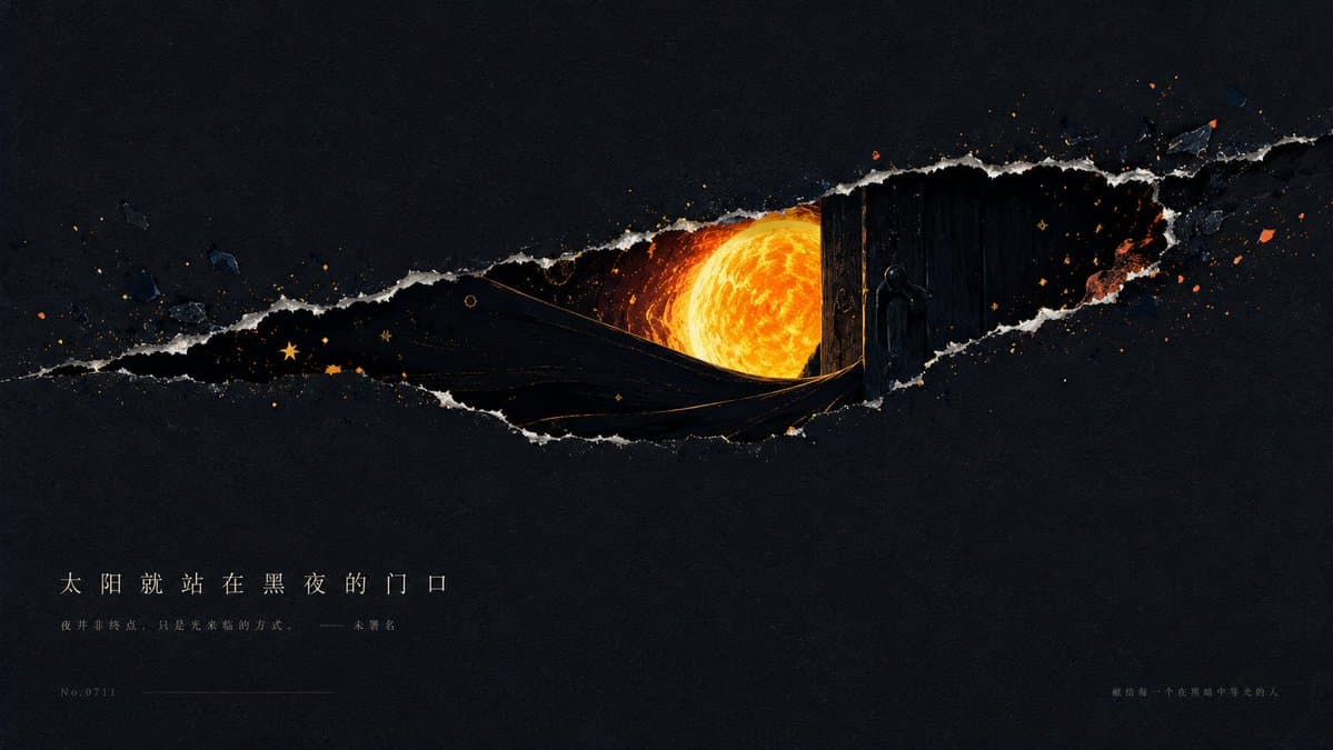 Paper Tear Flat Illustration Poster preview image 4