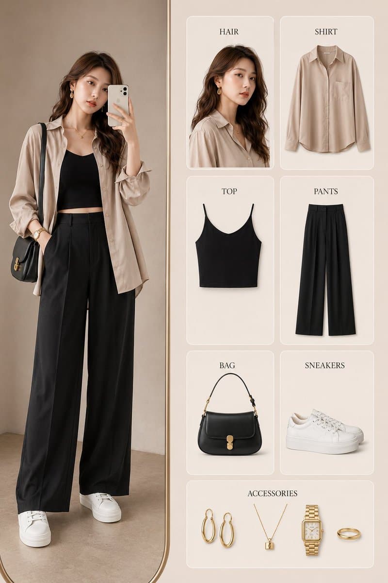 Fashion Outfit Breakdown Infographic preview image 1