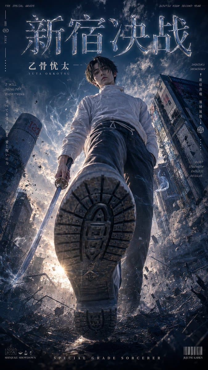 Live-Action Anime Movie Poster preview image 4