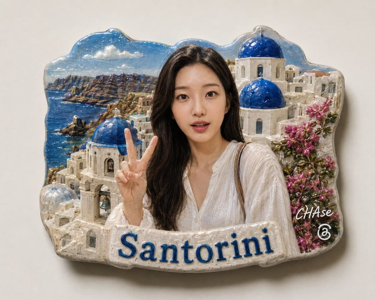 Landmark Souvenir Magnet Design preview image 2