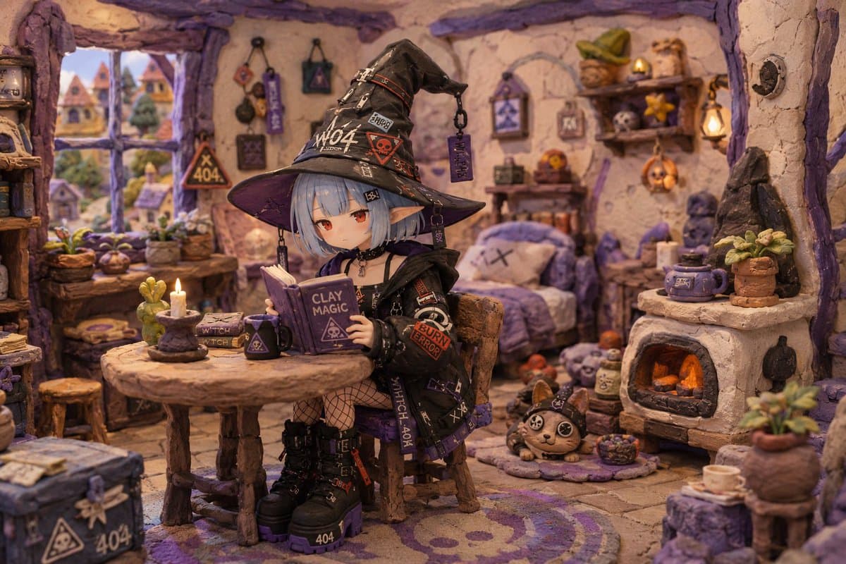 Handmade Claymation Style i2i preview image 2