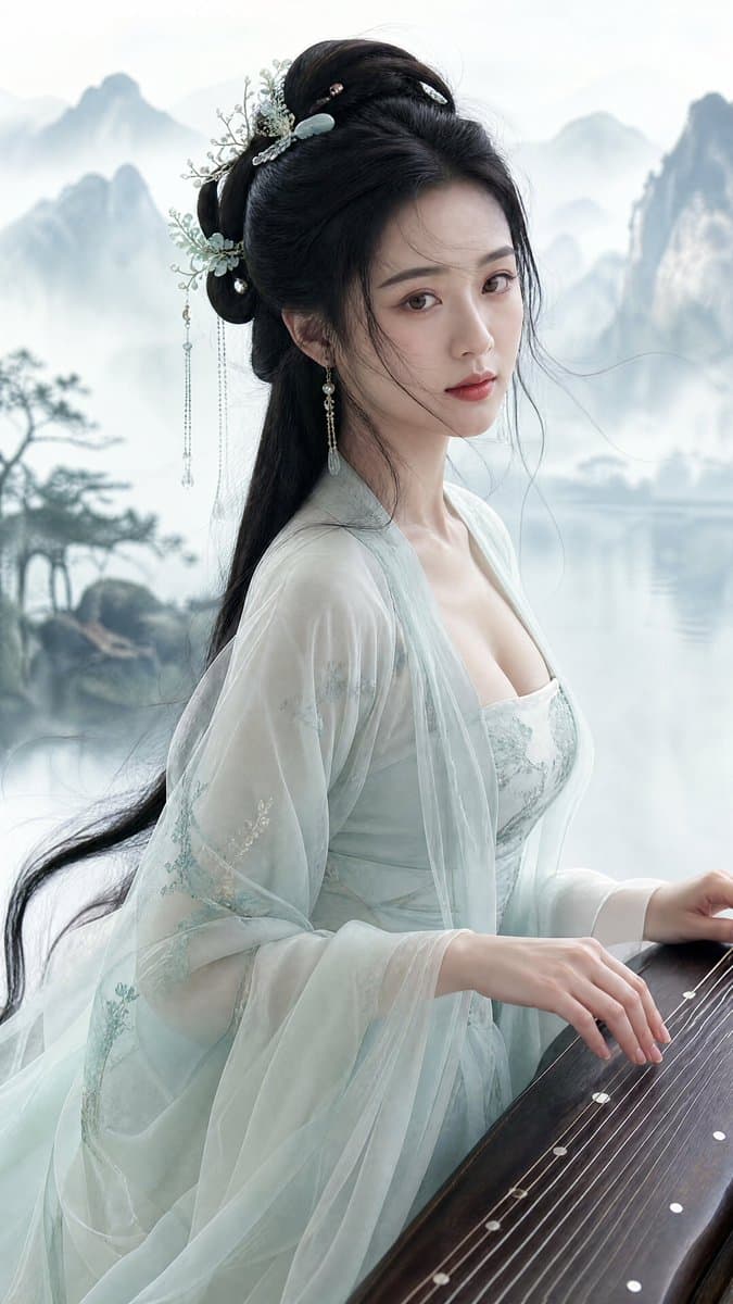 Classical Chinese Go Portrait preview image 2