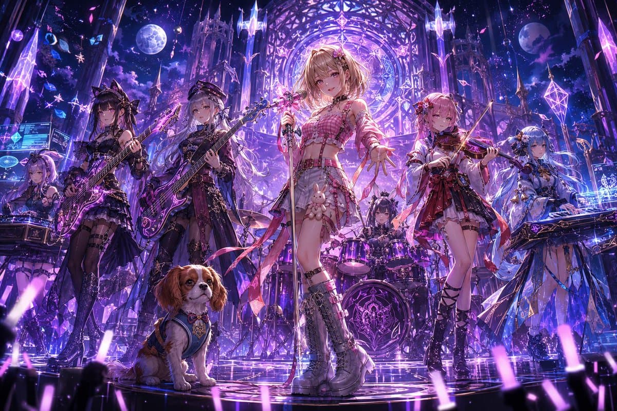 Fantasy Anime Rock Band Concert preview image 1