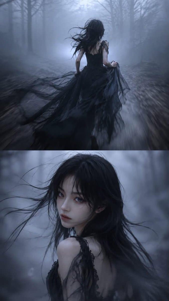 Dark Fairytale Cinematic Diptych preview image 2