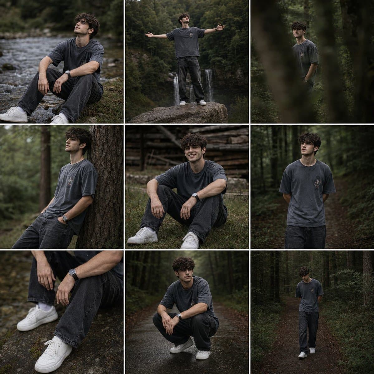 Forest Lifestyle Editorial Moodboard preview image 1