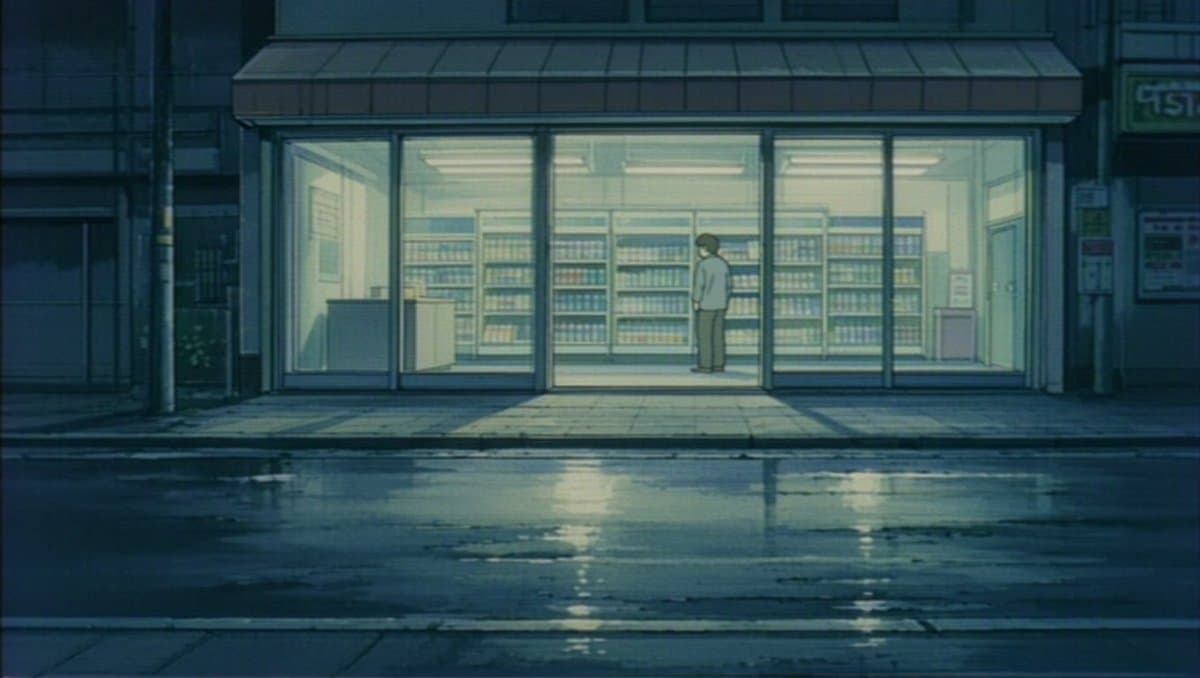 Retro Anime Rooftop Lunch Scene preview image 4
