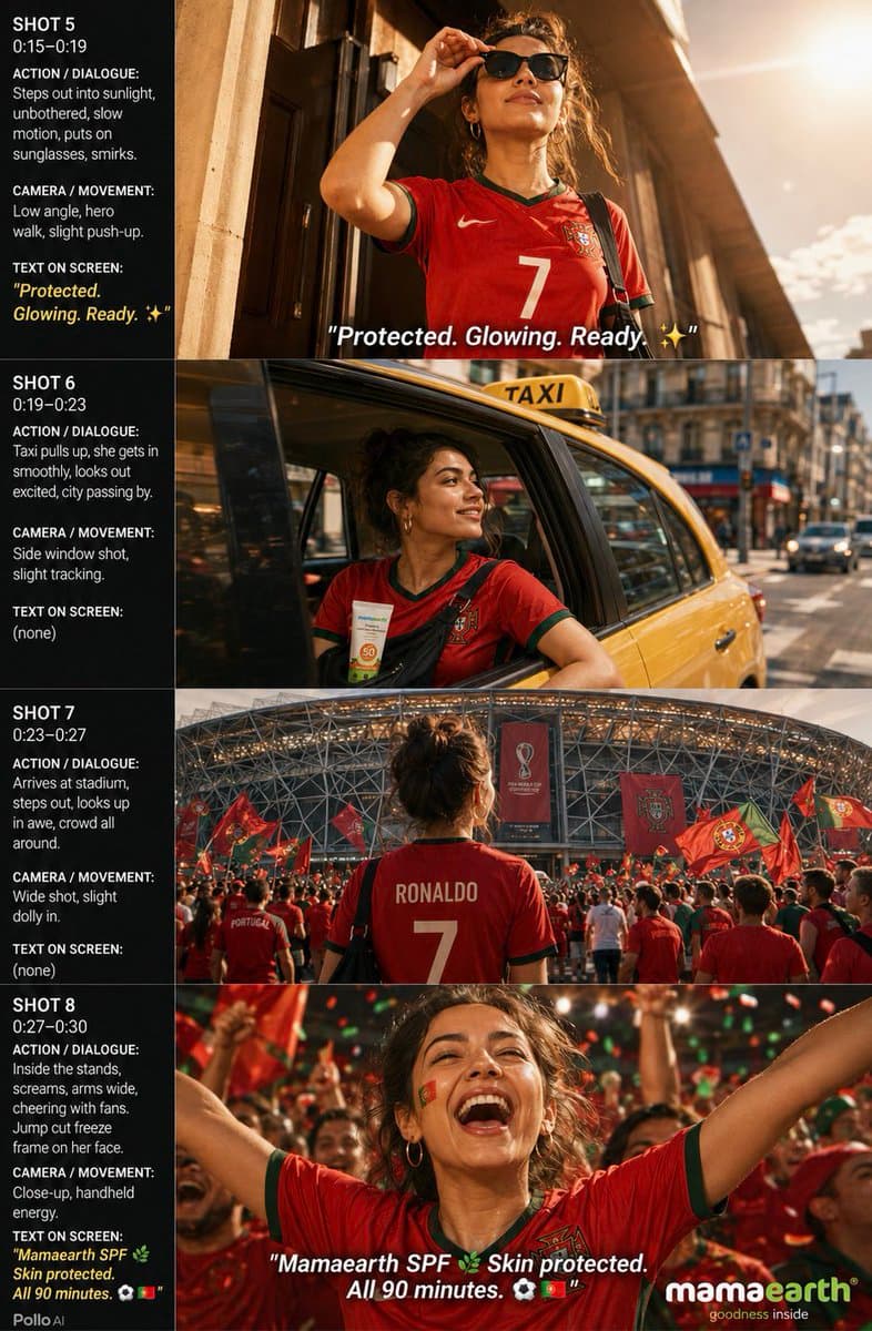 Match Day Sunscreen Storyboard preview image 2