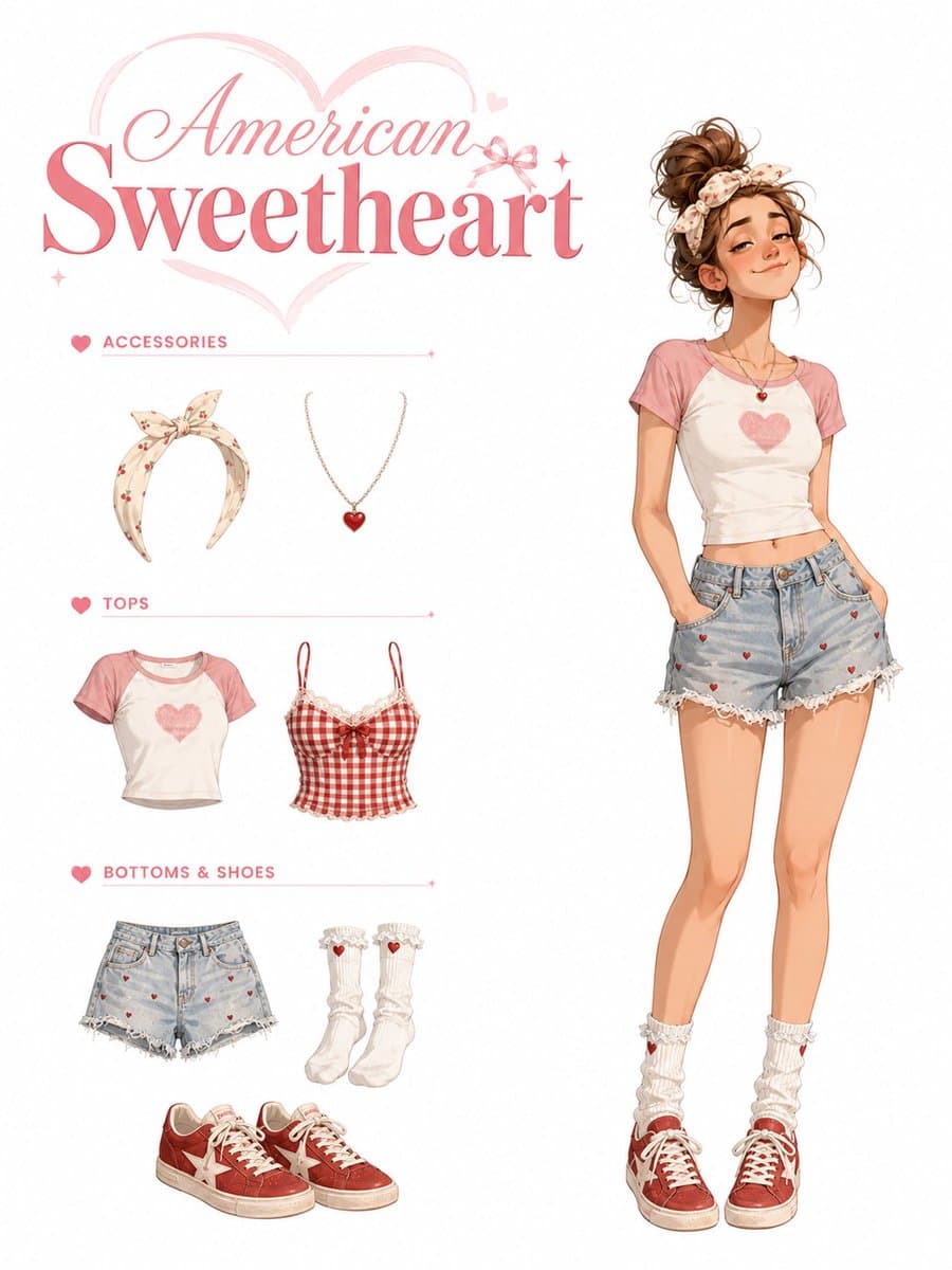 American Sweetheart Outfit Sheet preview image 1