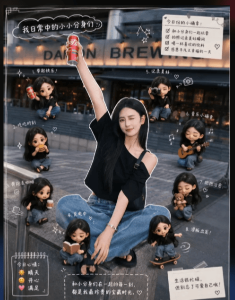 Mini Clone Cafe Selfie Composite preview image 1